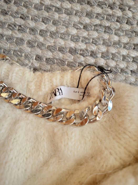 Wełniany  sweter zara s