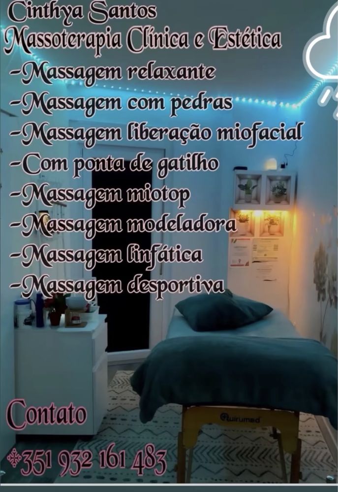 Cintthya massoterapia clinica  e estetica .