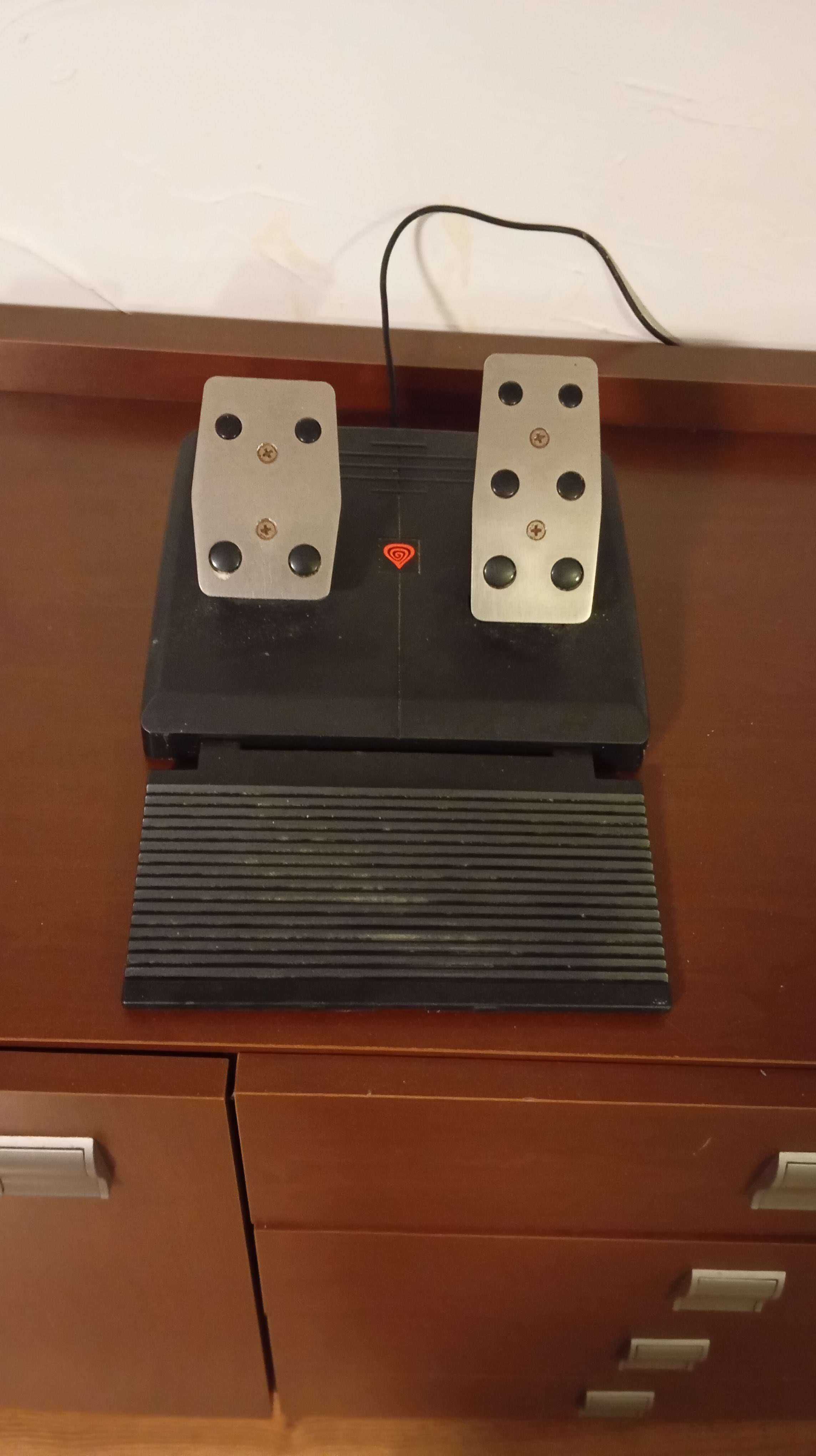 Kierownica Genesis Seaborg 400 + Shifter Logitech + Adapter USB