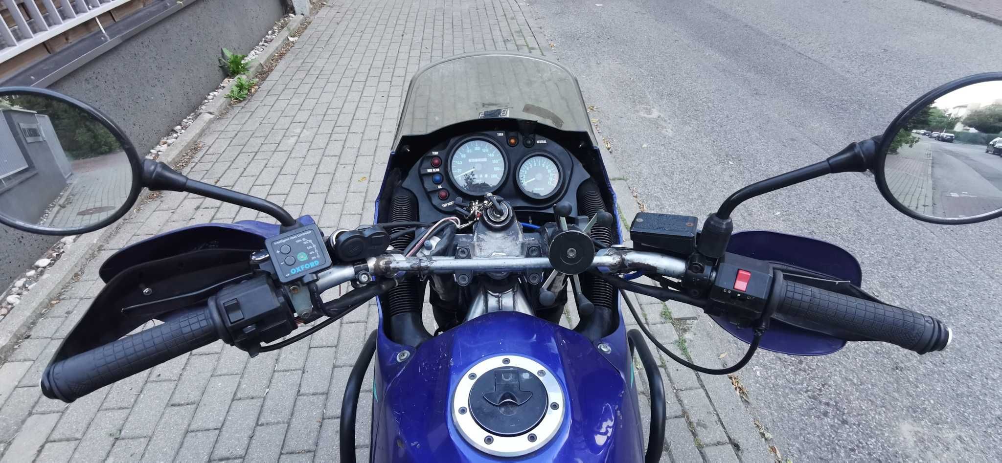 Motocykl Kawasaki KLE 500 - doposażony