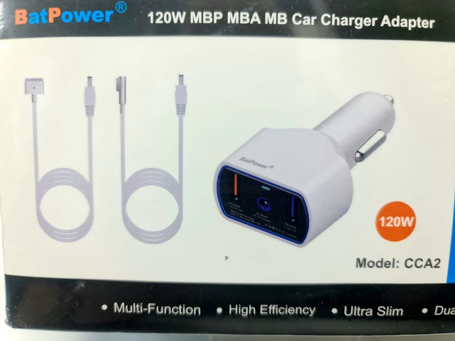Автомобільний зарядний пристрій для MacBook 120Ват  BatPower 120w