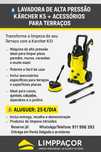 Lavadora de Alta Pressão Karcher K5 + Acessórios para Terraços
