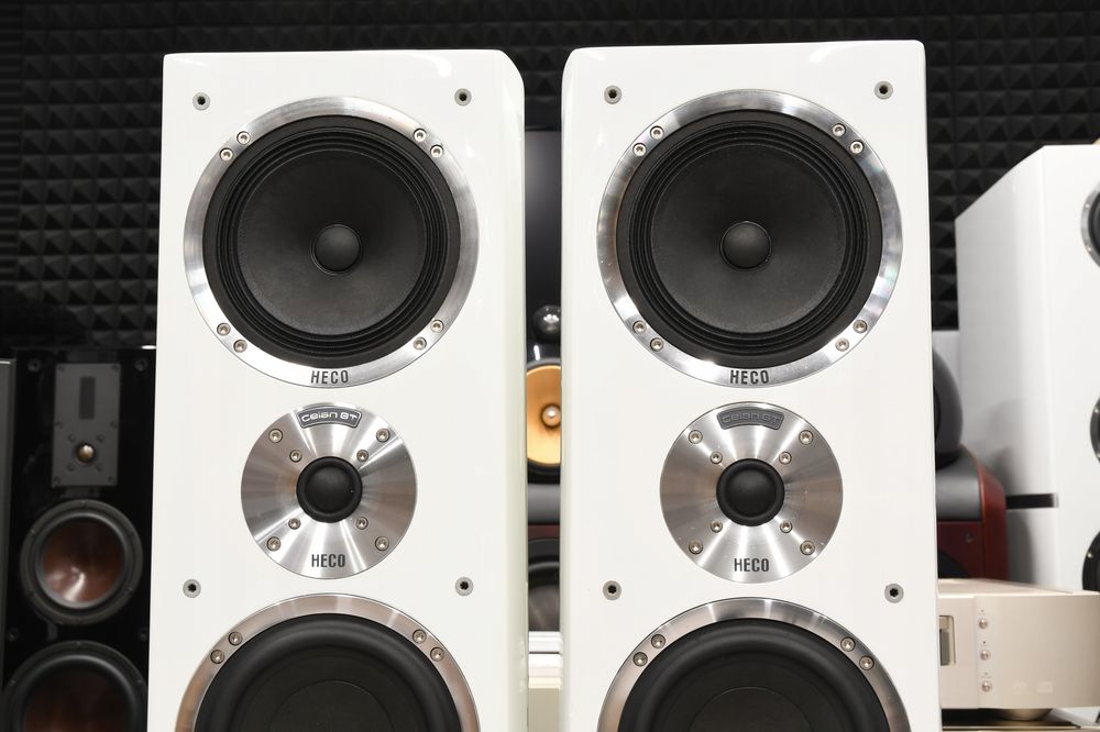 Kolumny podłogowe stereo Heco Celan GT 702 potężne brzmienie!