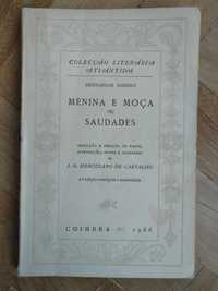 livro: Bernardim Ribeiro "Menina e moça ou Saudades"