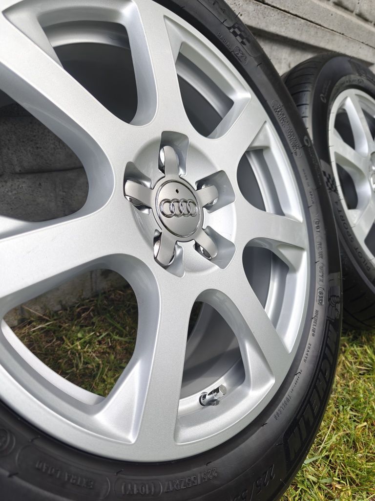Koła letnie 17cali 5x112, Audi A4, A5, A6 opony 8mm JAK NOWE! OKAZJA