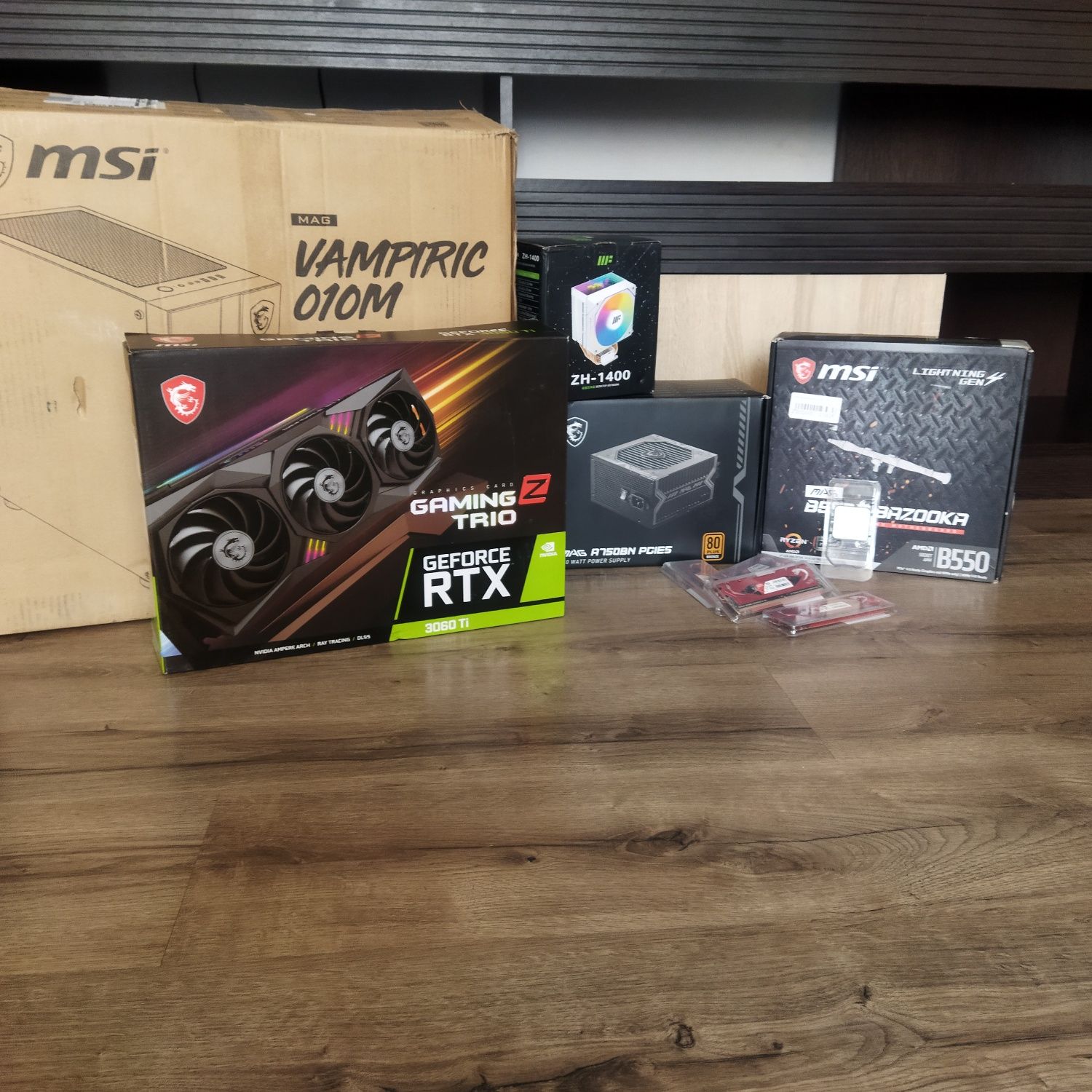 Ігровий пк ryzen 7 5700x/b550m/rtx 3060ti/ssd m2 1tb/ ddr4 32gb.