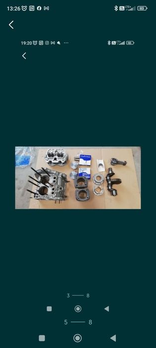 Fiat 126p kompletny zestaw do remontu silnika.