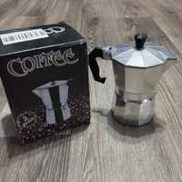 Кофеварка гейзерная алюминиевая кавоварка 150 мл