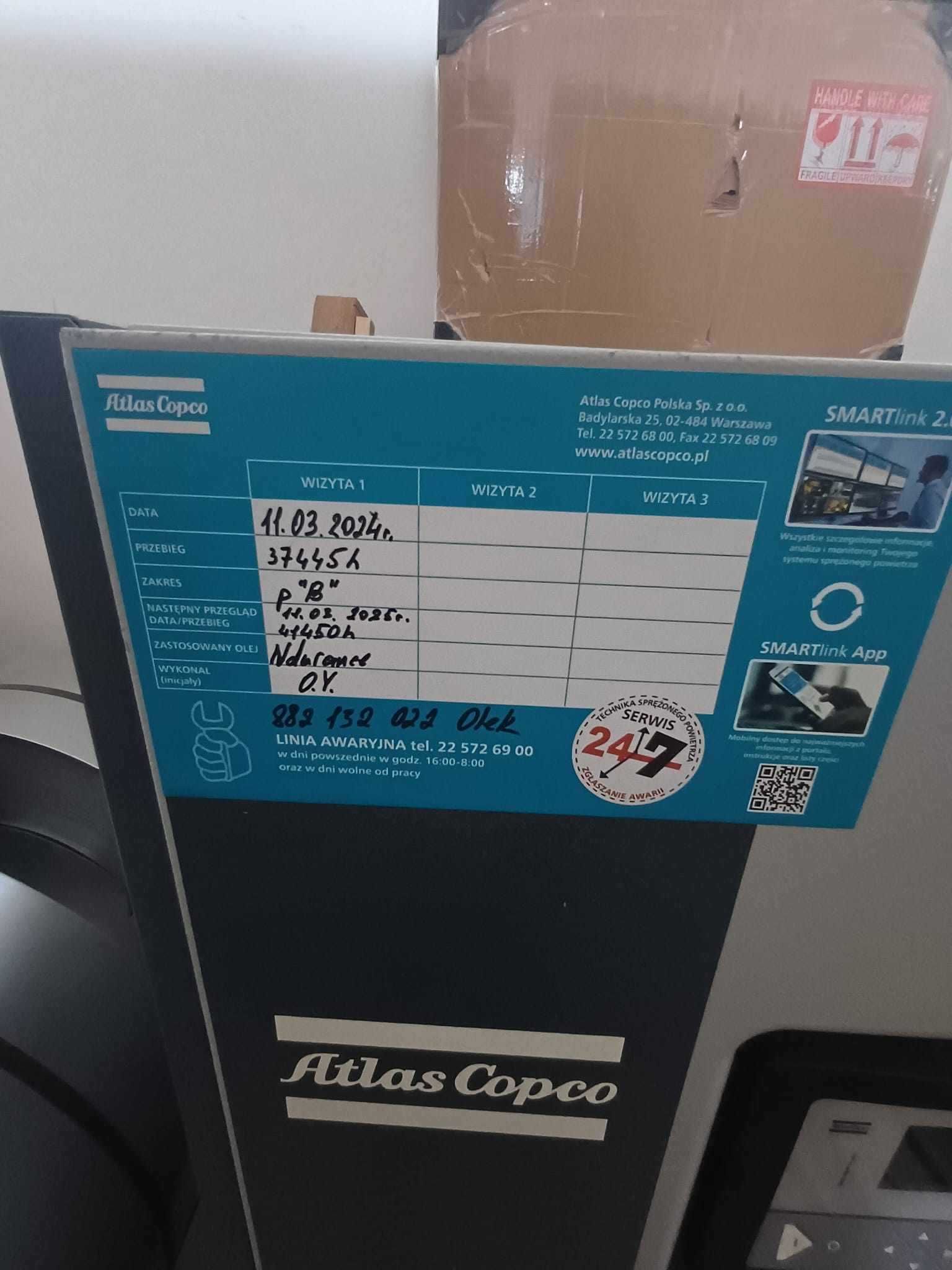 Kompresor Atlas Copco GA 15 VSD+ FF