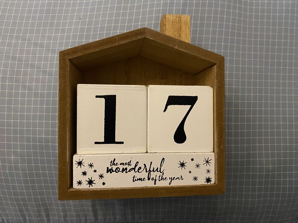 Kalendarz drewniany