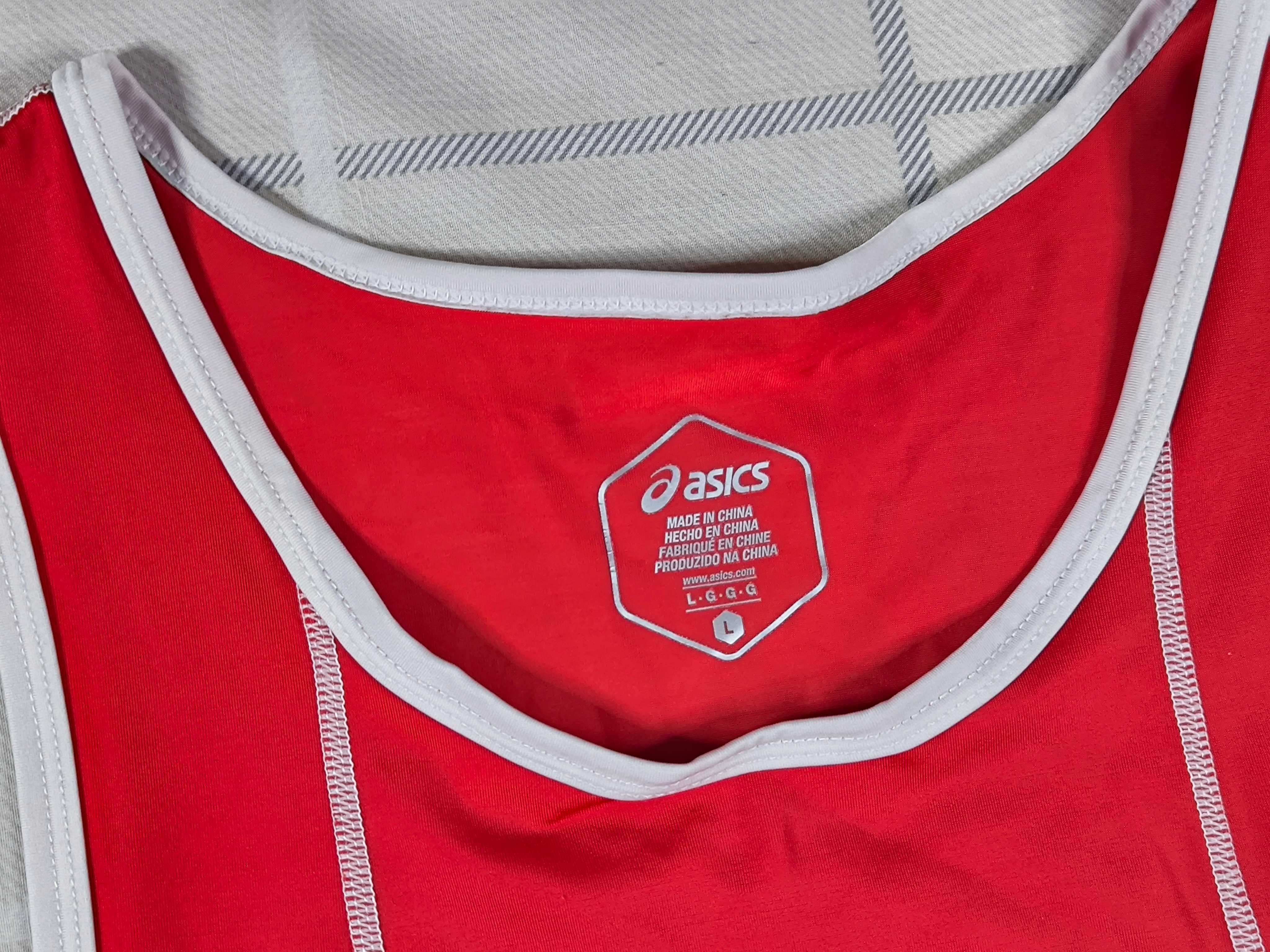 Трико чоловіче борцівське Asics WRESTLING SINGLE, розмір L, Червоне