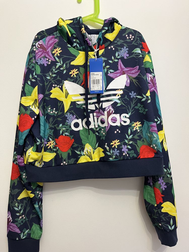 Bluza Adidas S  kolorowa nowa ED 6592