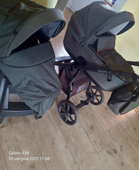 Wózek roan Bloom 2w1 plus fotelik maxi-cosi