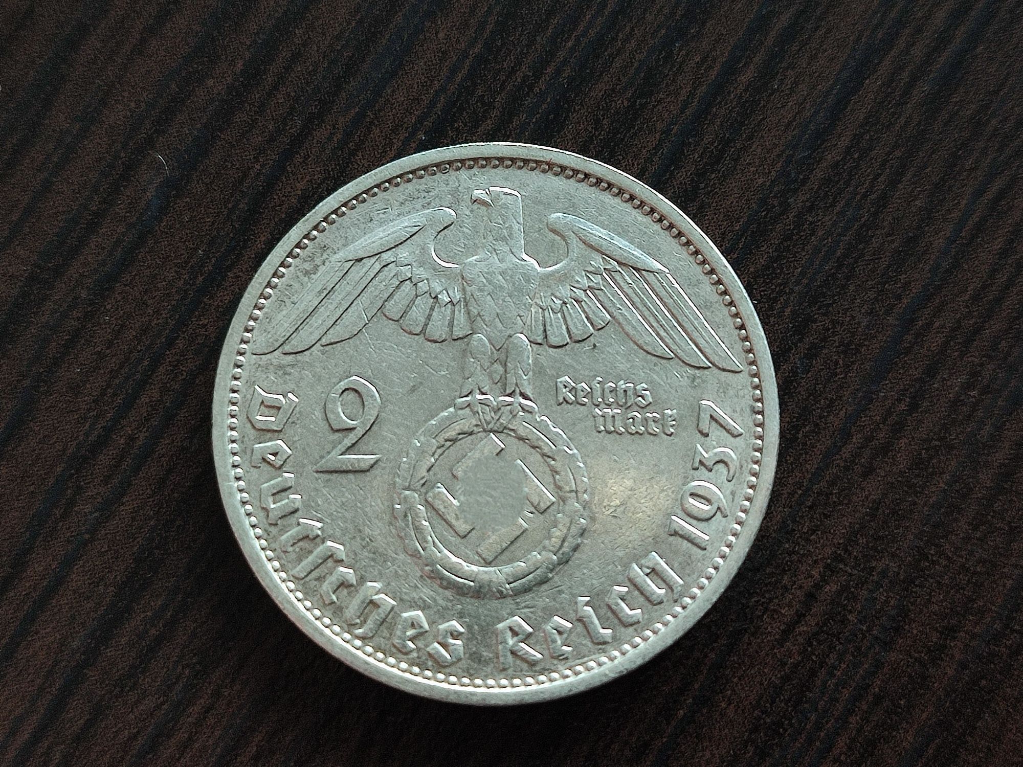 2 marki 1937 srebro Niemcy 4