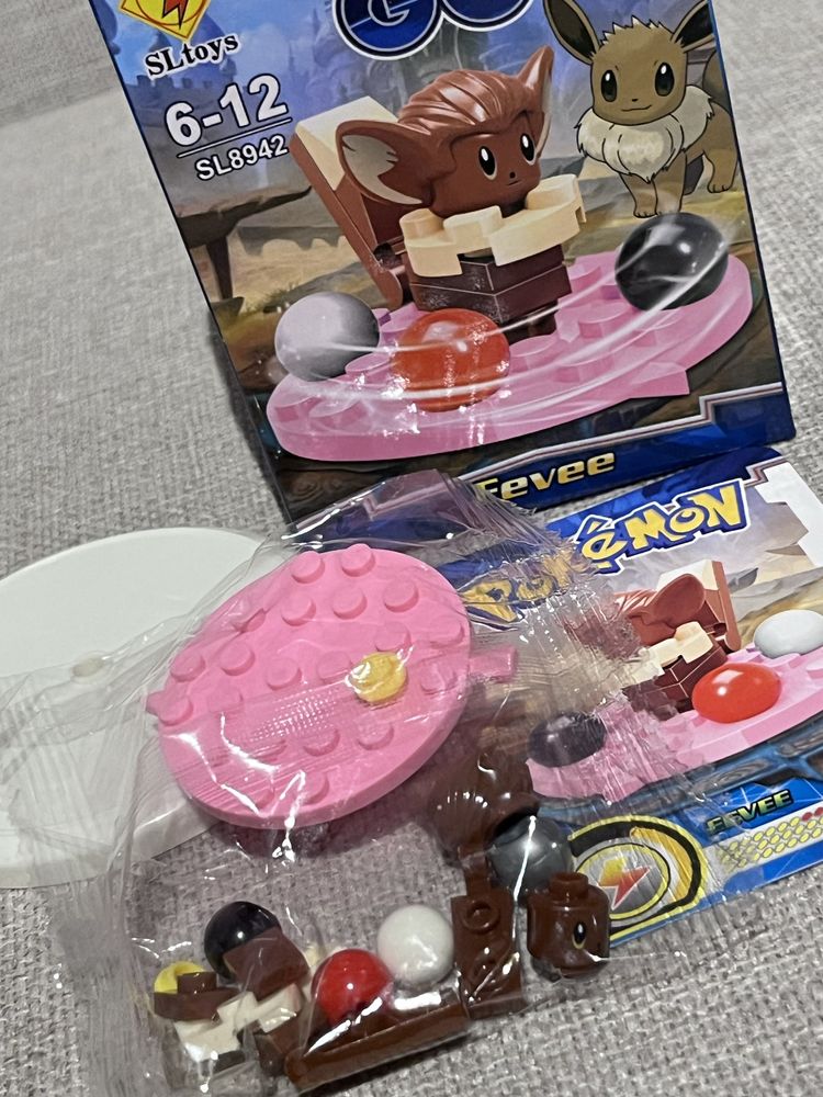 Klocki Pockemon gra figurki ludziki pikachu pokemon