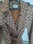 Płaszcz gucci trench beżowy logo