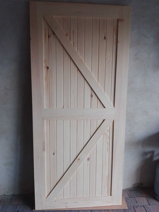 Drzwi przesuwne sosnowe