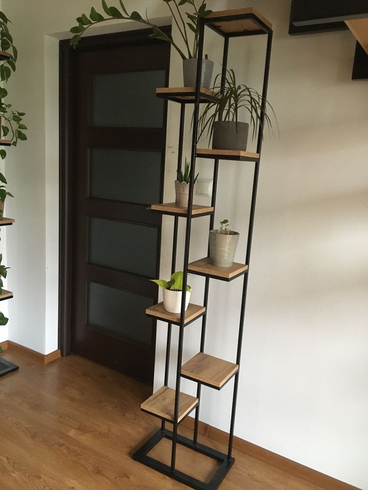 Kwietnik loft dąb kraft