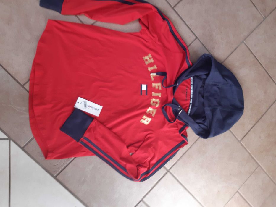 Tommy Hilfiger oryginalna bluza bluzka z kapturem z USA