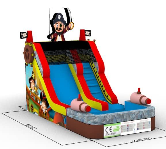 Insuflável Pirate Slide Splash