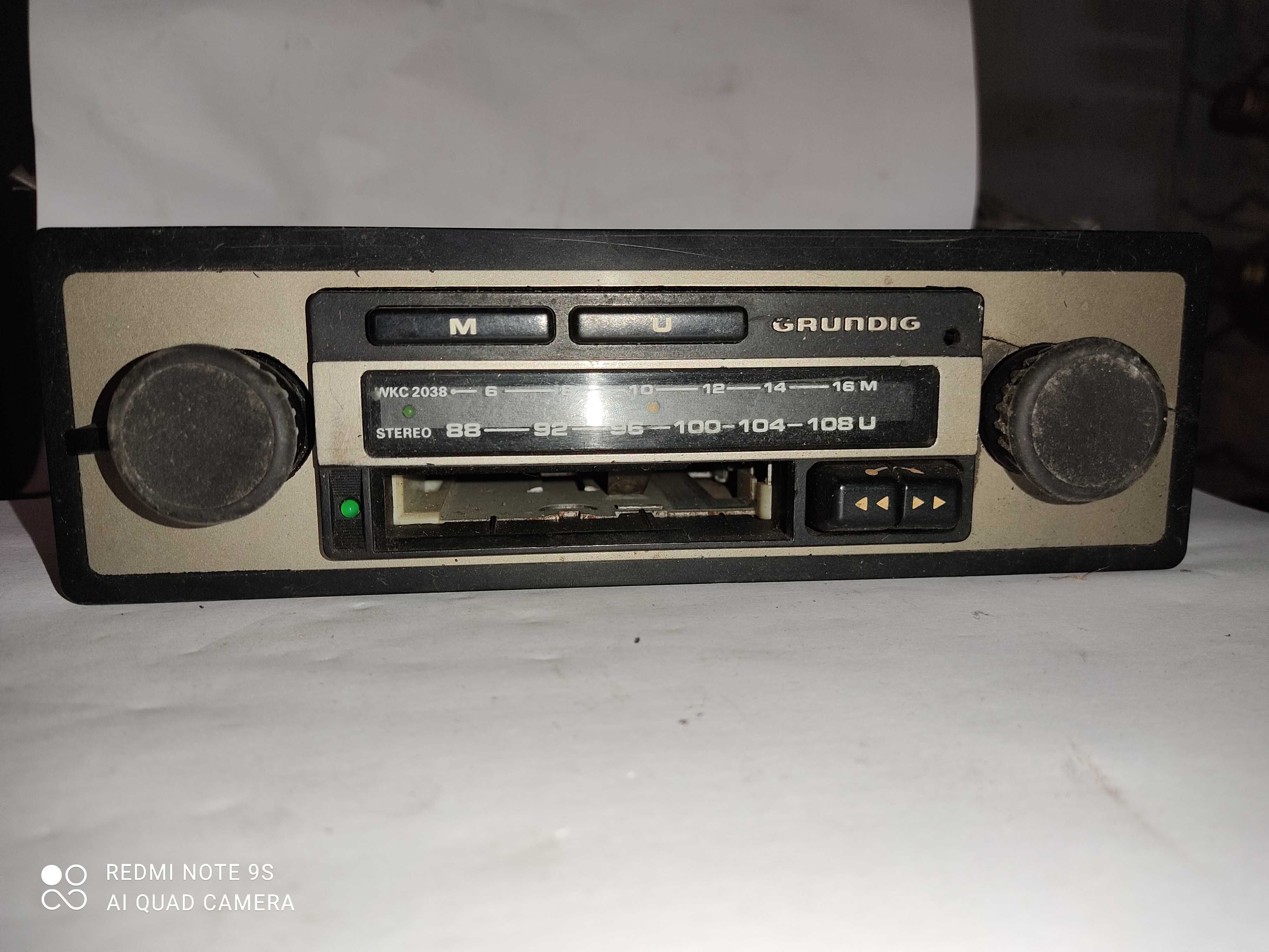 Radio Grundig Antigo para Automovel