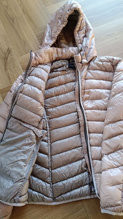 Kurtka z pierzem lekka naturalny puch 34 XS S pikowana Comma