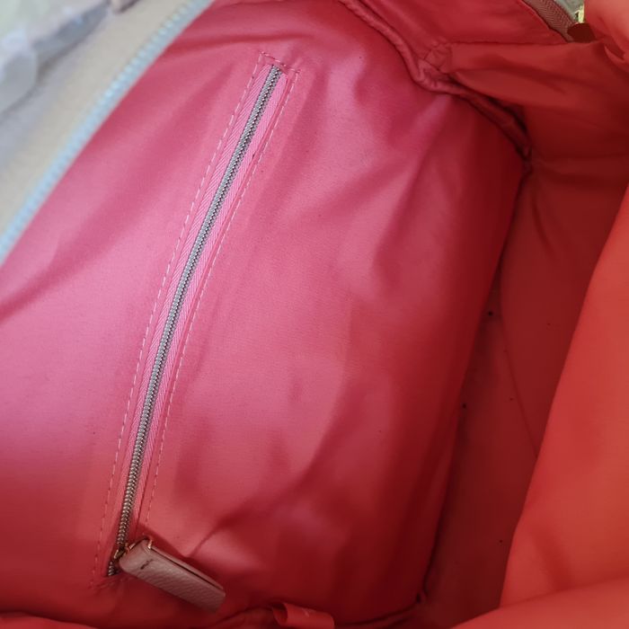 Michael Kors plecak plecaczek mały pudrowy róż logowany na ramiączkach