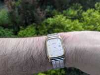Eberhard & Co. Royal Quartz szwajcarski zegarek ala Cartier z lat 80