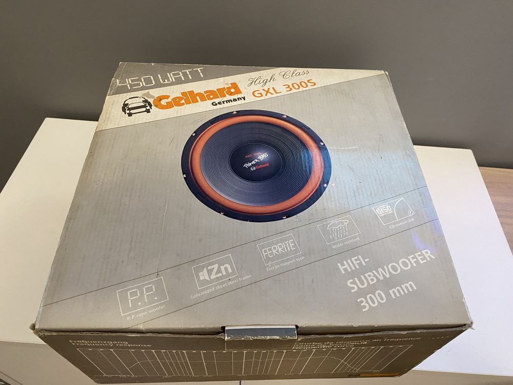 NOS Vintage Subwoofer Gelhard  GXL 300S Nowy do klasyka