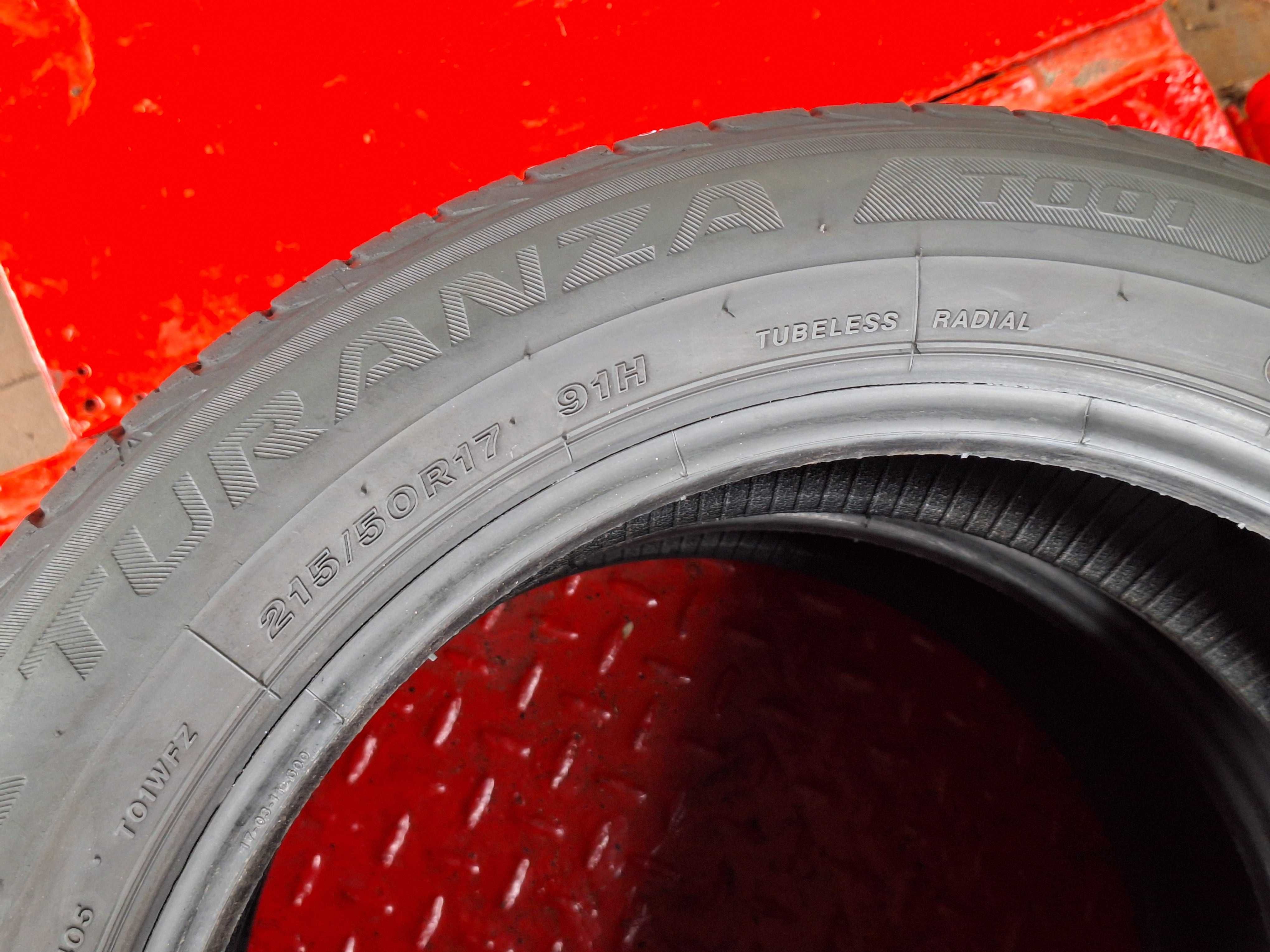 215/50 R17 Bridgestone Turanza T001