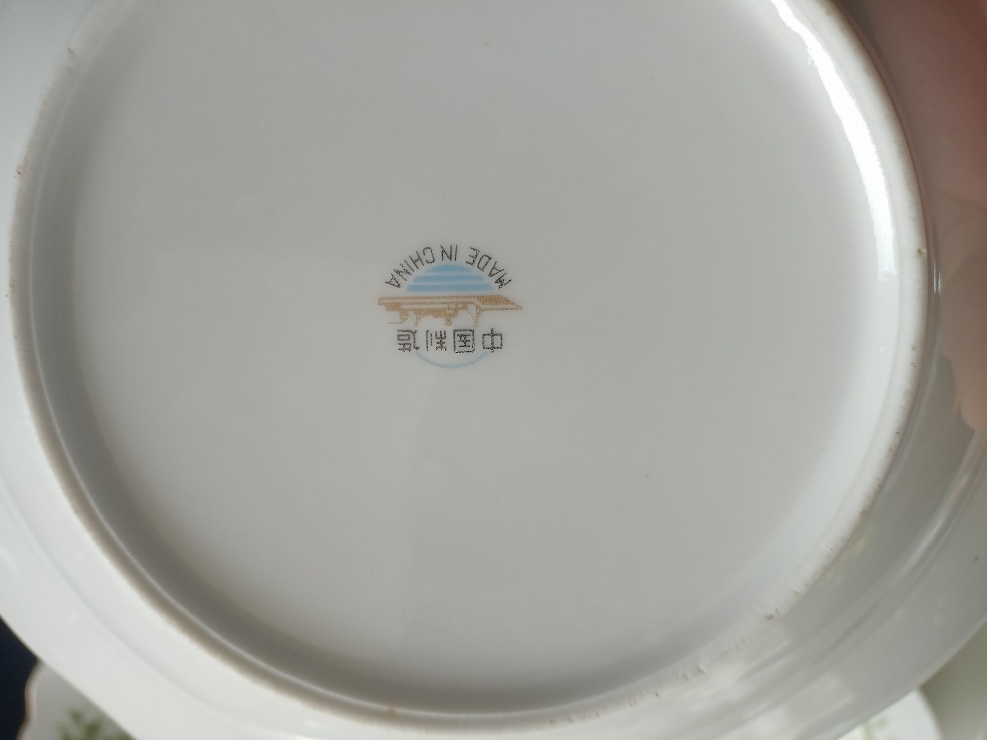 Sprzedam piękne talerze obiadowe głębokie chińska stara porcelana