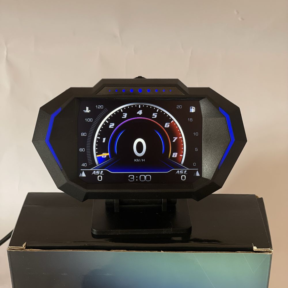 HUD дисплей OBD2 | Бортовий комп’ютер | Цифровий спідометр в авто