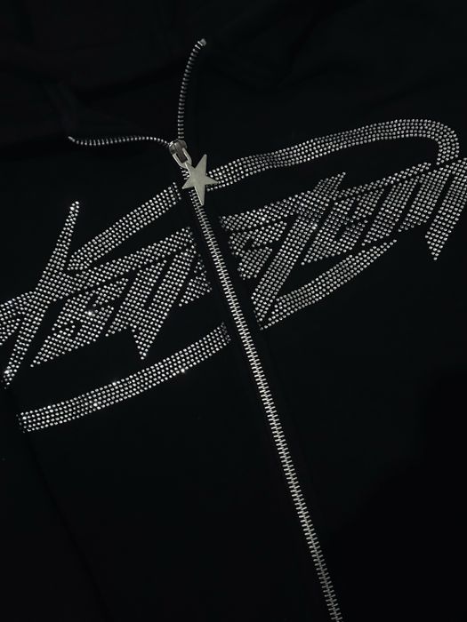 Кофта зі стразами,чорна