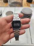 Zegarek męski casio srebrny A158W retro vintage cyfrowy