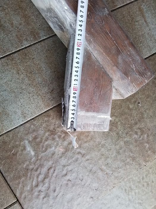 Drewniana belka do kominka Stare drewno z klimatem