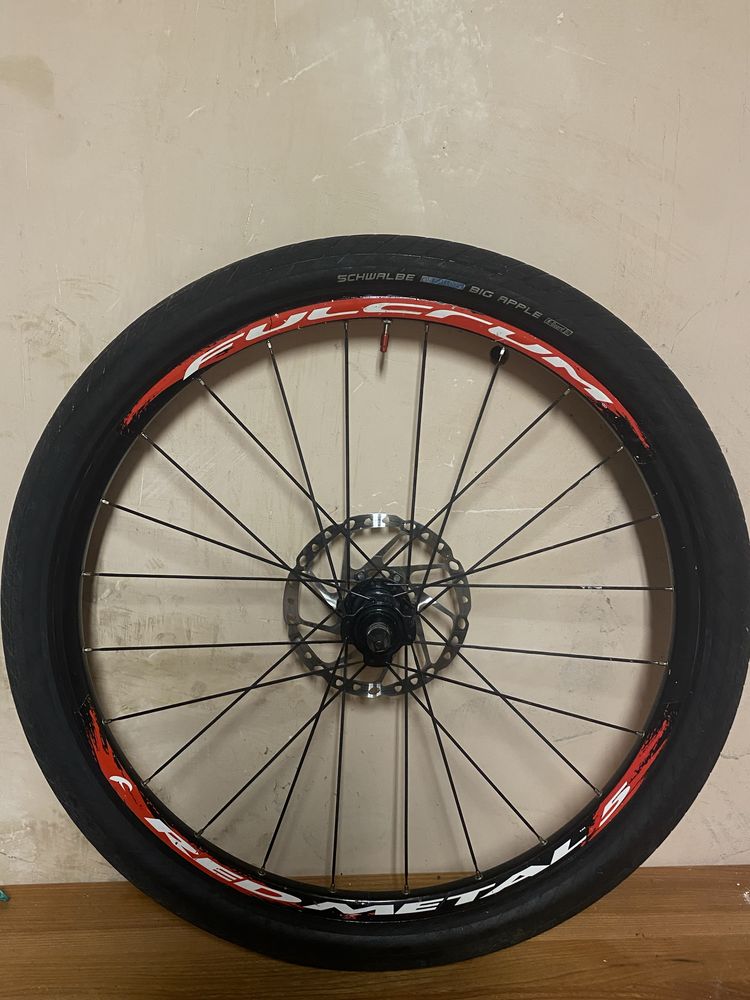 Колеса 26 FULCRUM RED METAL 5+покришки schealbe big apple
