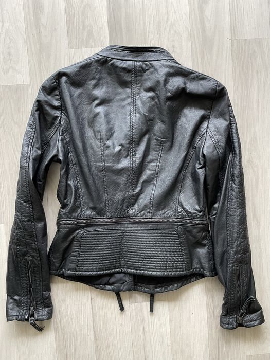 Kurtka damska, prawdziwa Ramoneska, Zara, skóra naturalna!