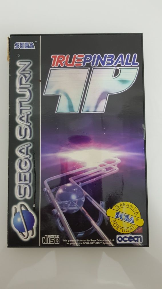 Jogo da Sega Saturn True Pinball