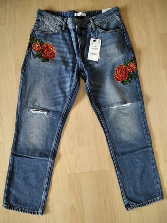 Zara spodnie jeansy