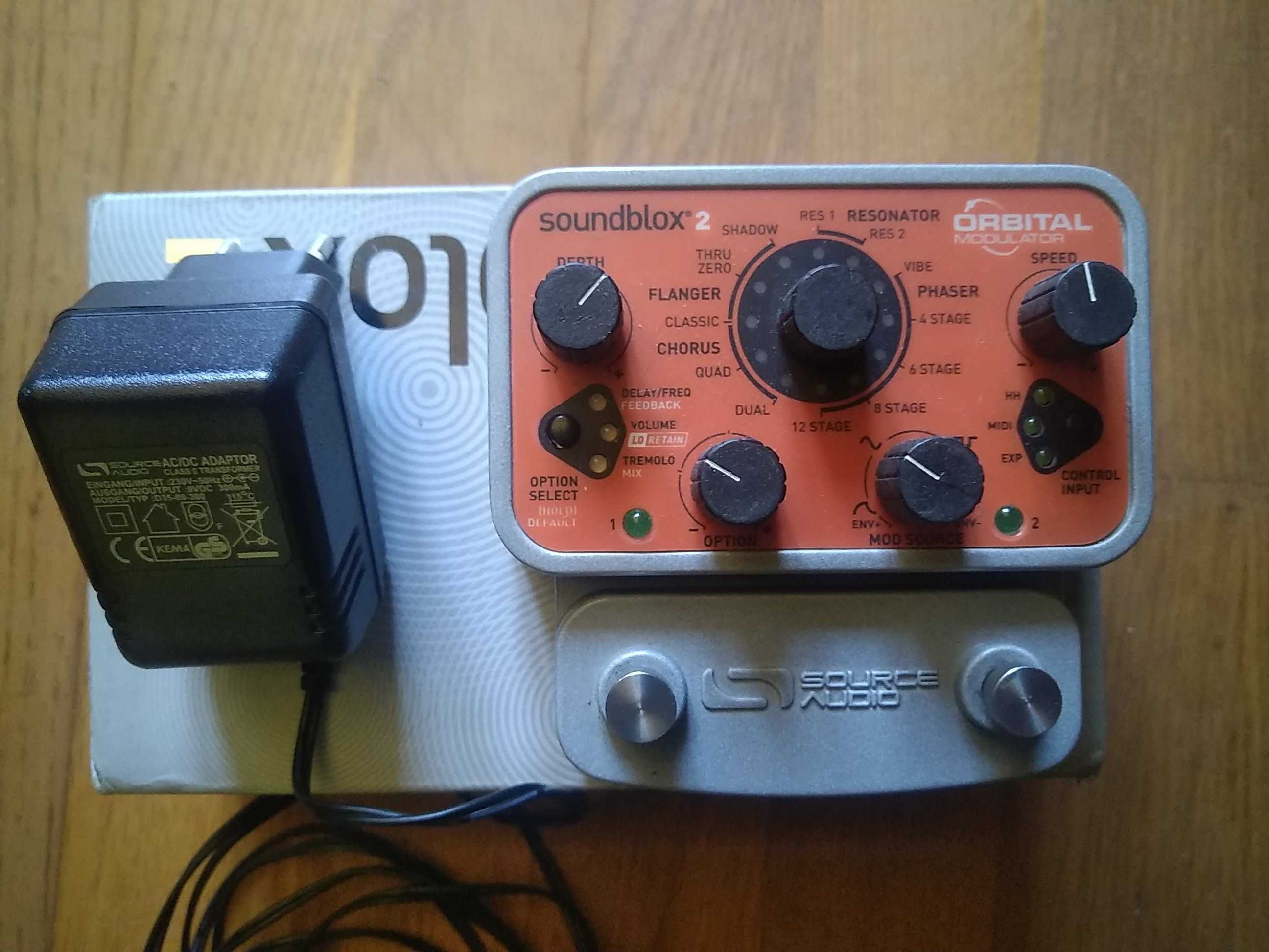 Pedal Soundblox Orbital Modulator 2-Phaser,Flanger,Univibe,Chorus,etc