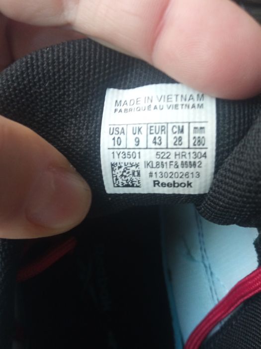 Кроссовка Reebok 43 размер