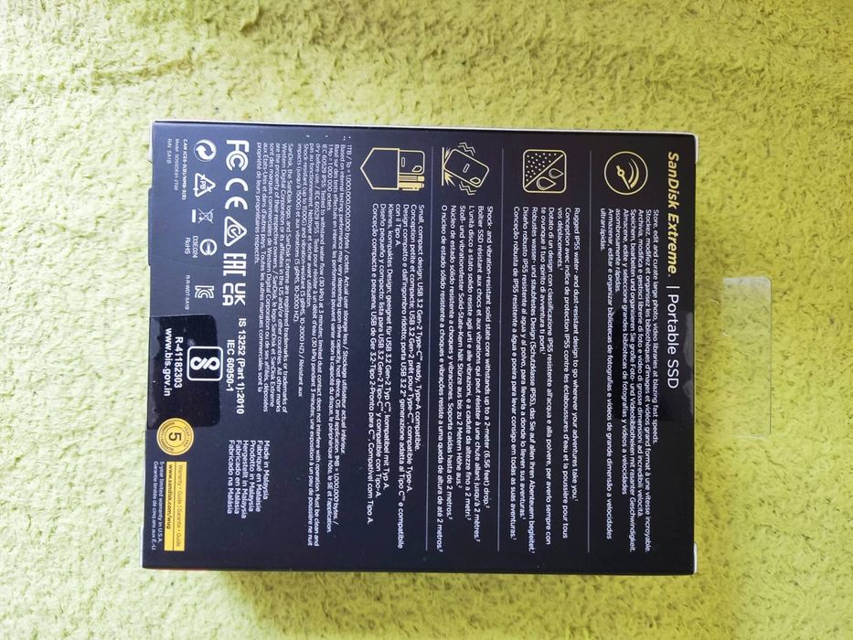Dysk SanDisk Extreme portale SSD 2 tb