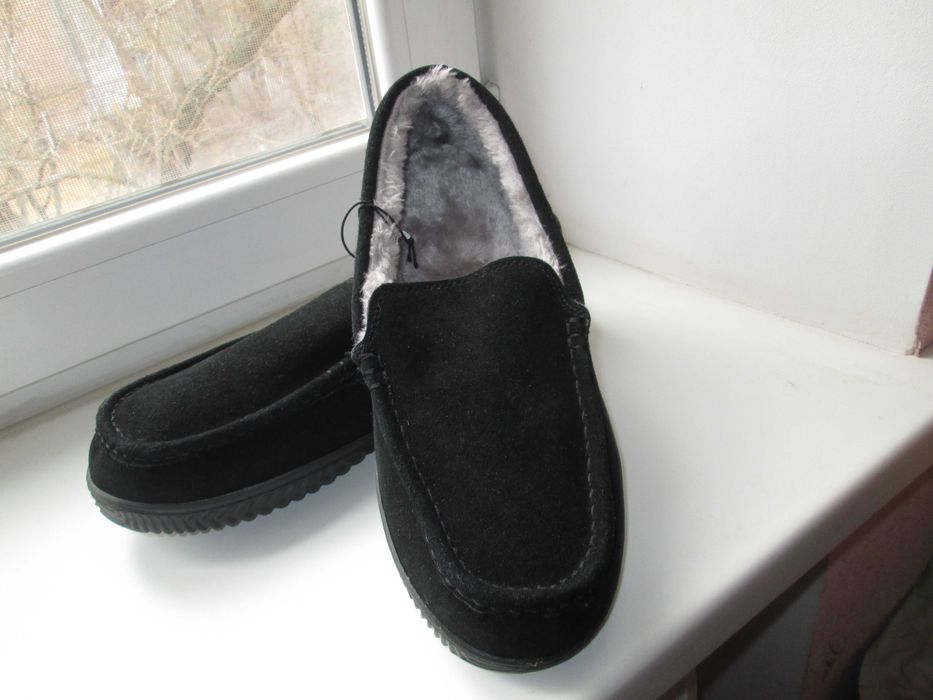 мужские мокасины натур замша на меху George р 43 ТОРГ