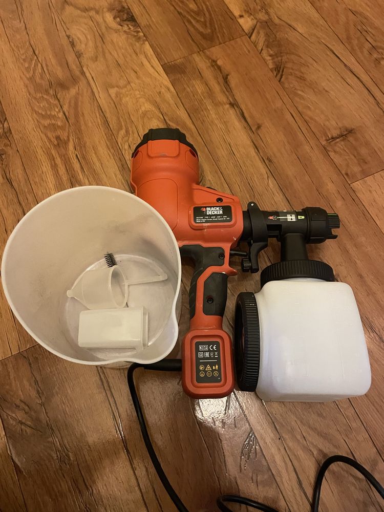 Black decker hvlp200 pistolet ręczny natryskowy