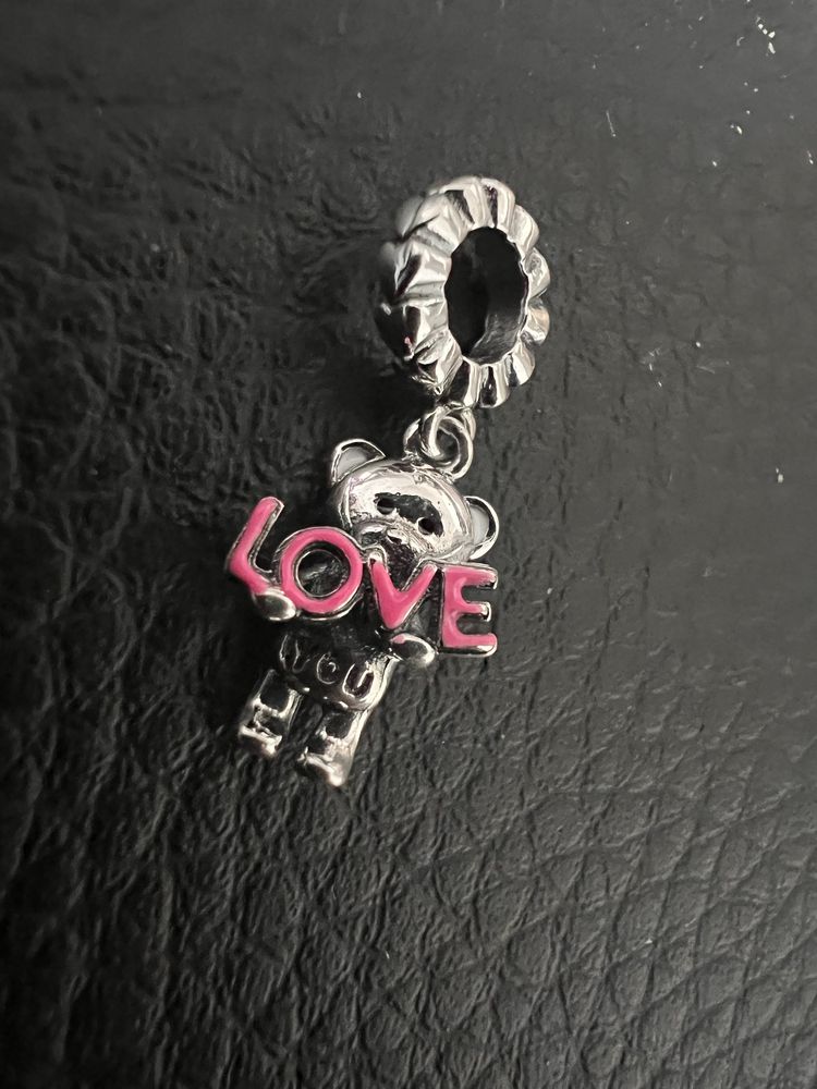 Zawieszka #charms miś love do beansoletki typu pandora