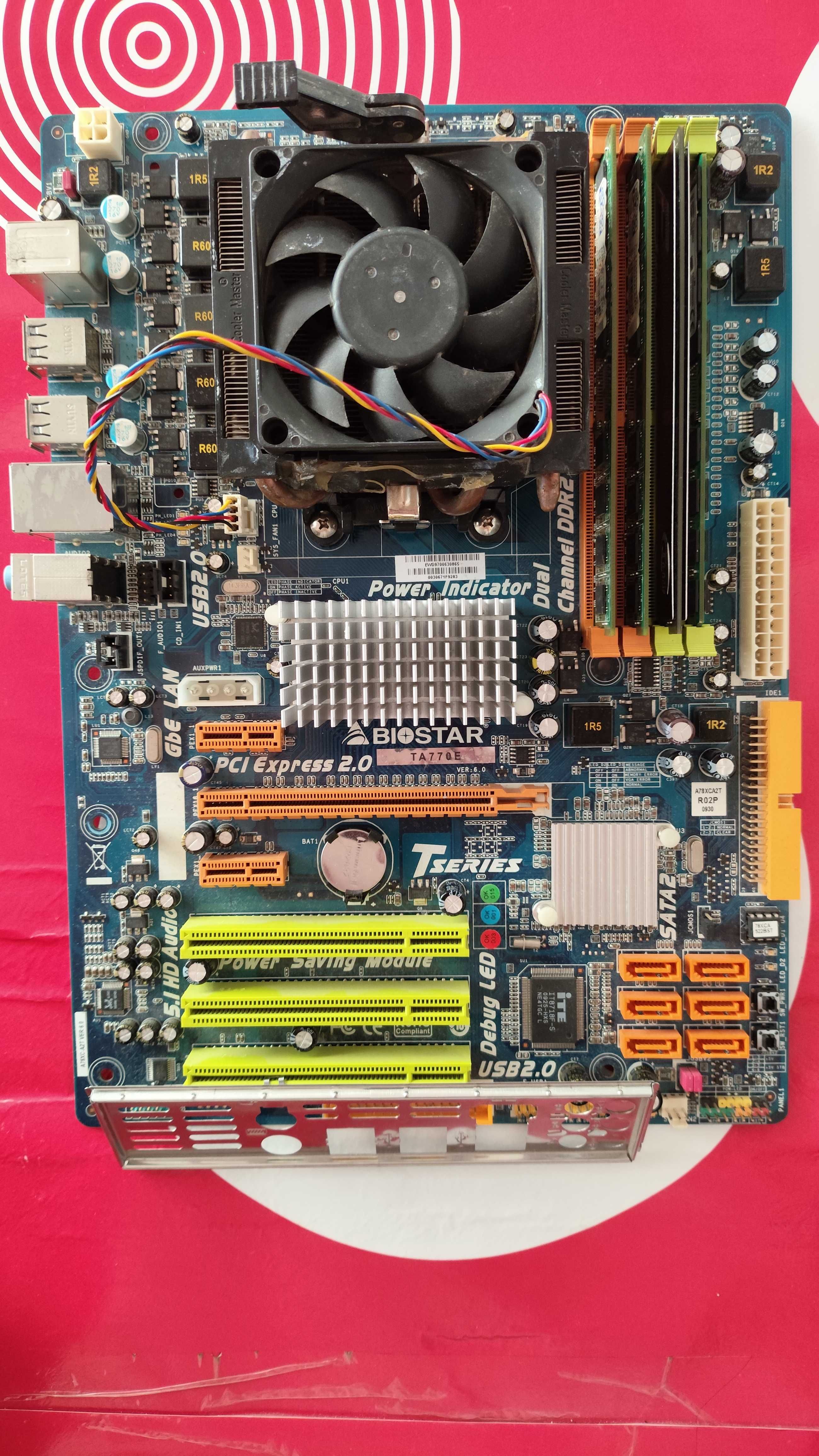 Комплект материнка + оперативка, охолодження AMD AM2 AM3 та ін