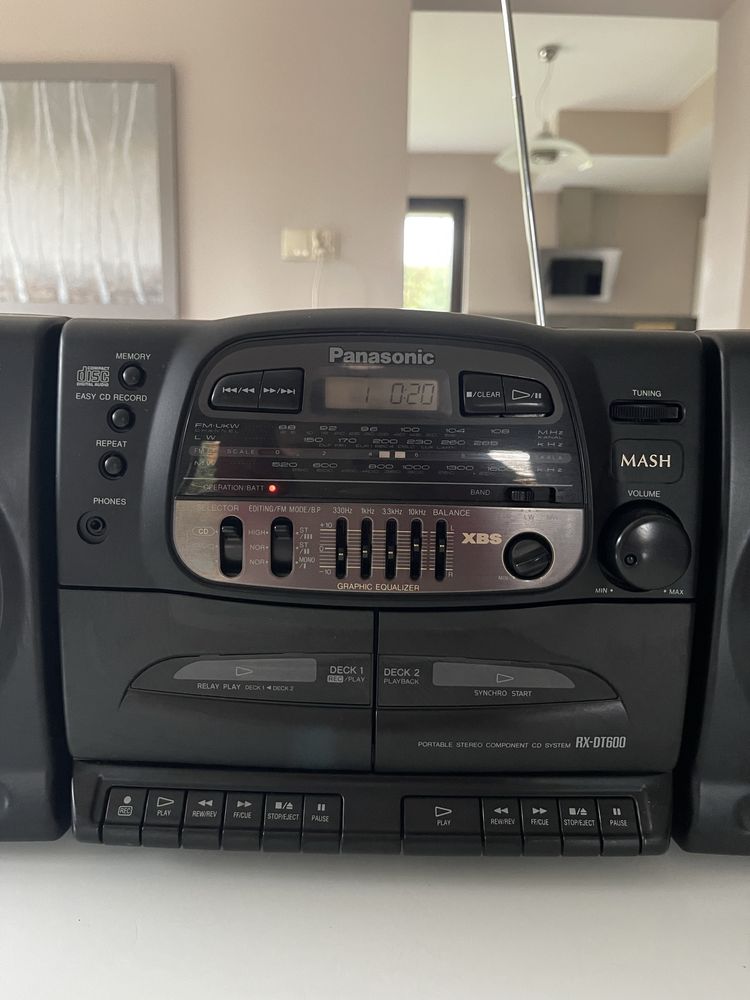 Panasonic radiomagnetofon z CD