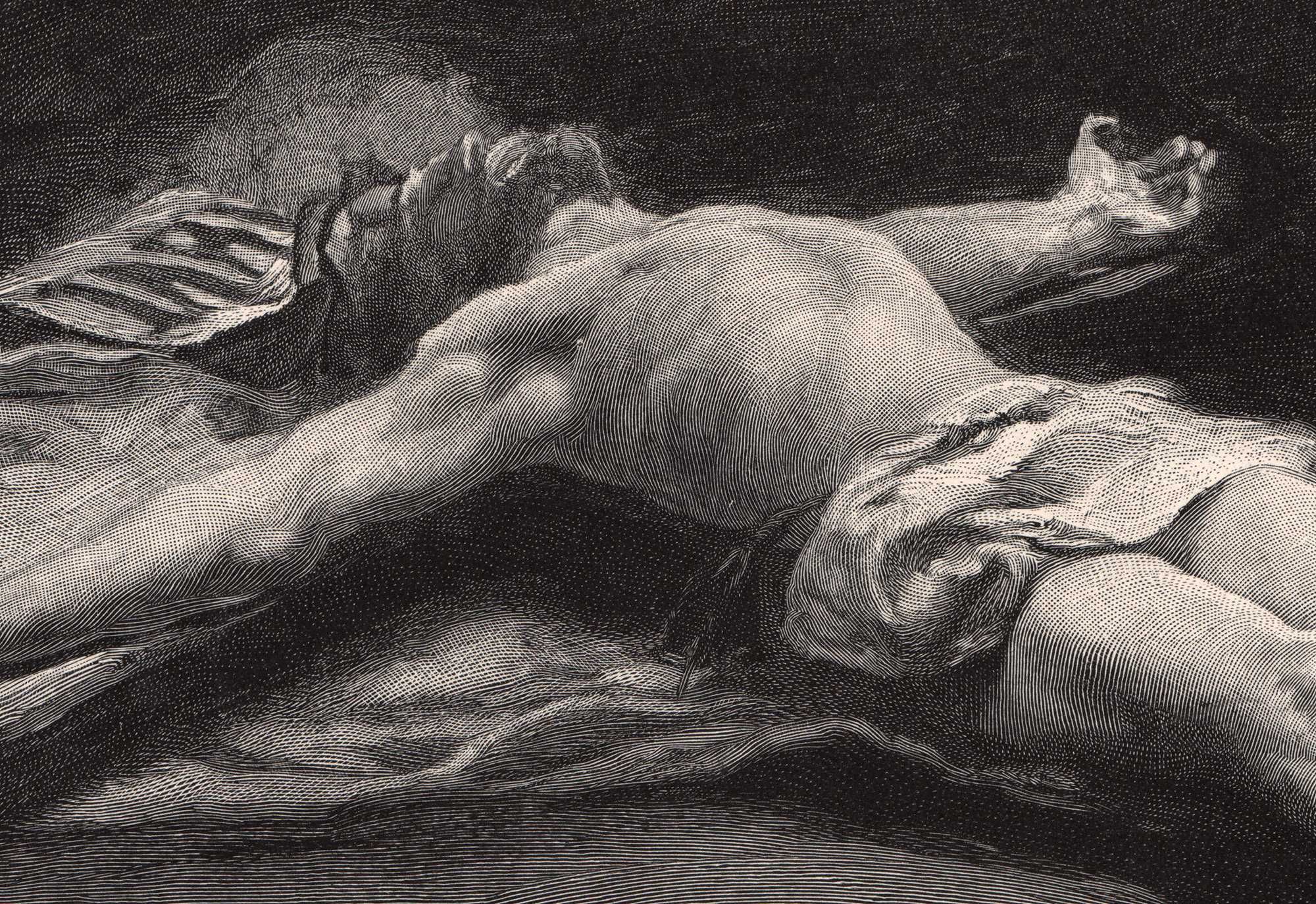 Herterich: Chrystus odkupiciel. Drzeworyt 1905 r. oryginał