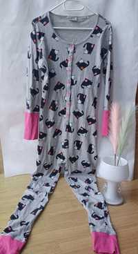 I love Next piżama piżamka pajacyk pajac koty kotki 16 lat 158 164 cm