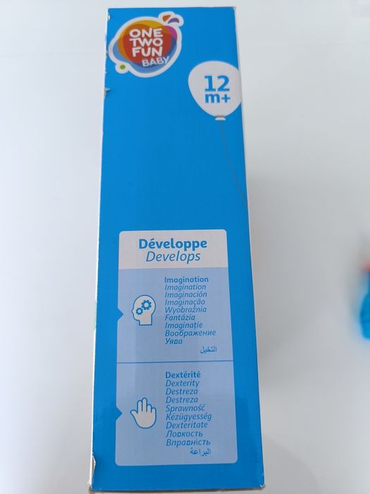 One Two Fun Zestaw Sensoryczny Kule Kostki Cyferki Onetwofun